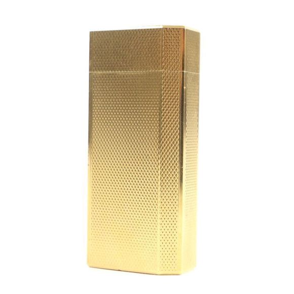 Cartier Pentagonal Roller Smoking Tool Gas Lighter Gold...